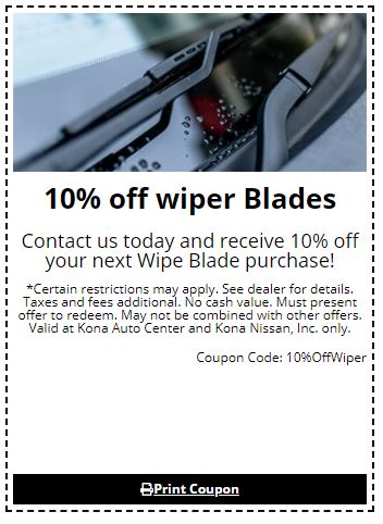 10% off wiper blades